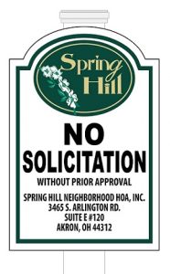 spring-hill-no-solicitation-sign